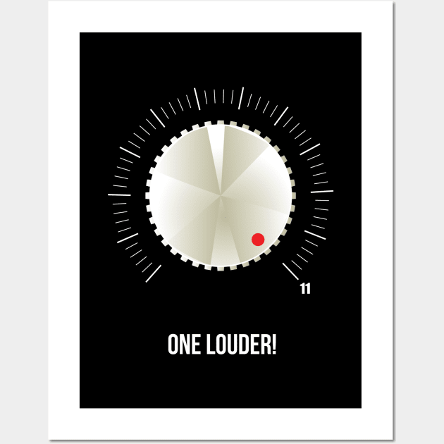 These Go One Louder Wall Art by MoviePosterBoy